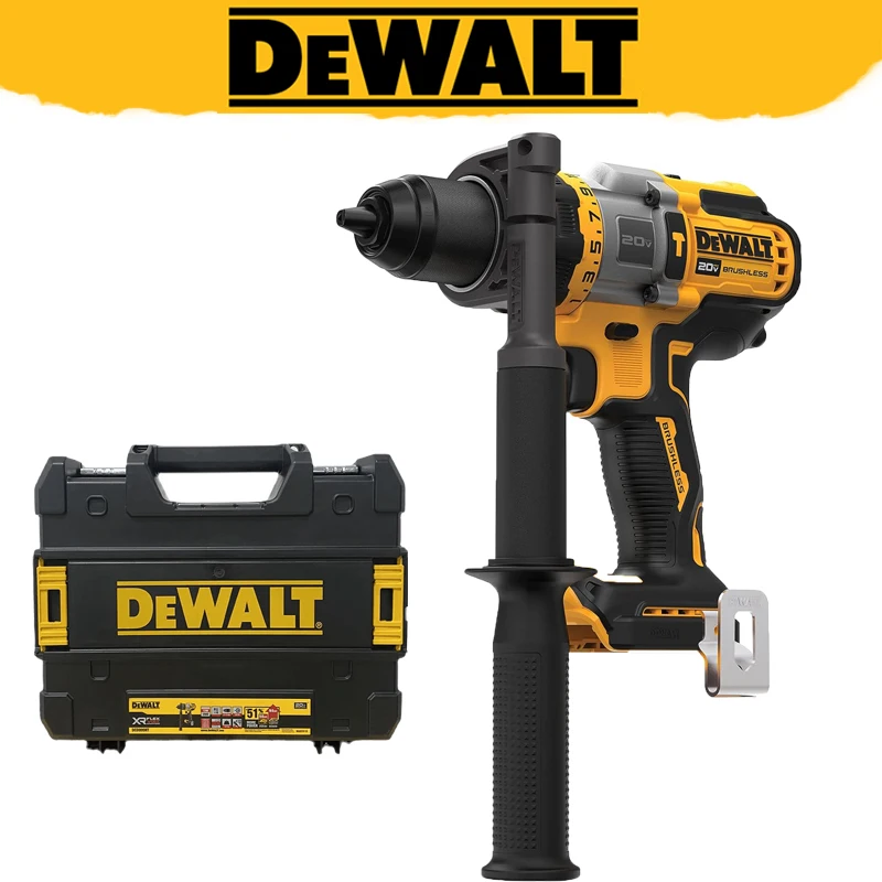 DEWALT Original DCD999 DCBP034 Cordless Brushless Impact Electric Hammer Drill 20V MAX Battery Sets Power Tool Combination Box