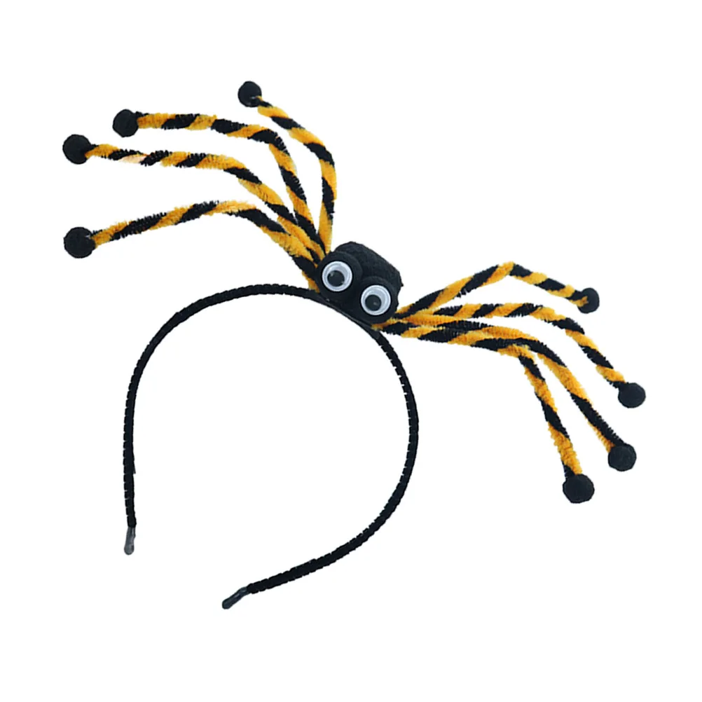 Opaska z pająkami Uniwersalny rozmiar Lekka ozdoba do włosów na Halloween, imprezę kostiumową, dla kobiet i dziewcząt, dekoracja do cosplayu