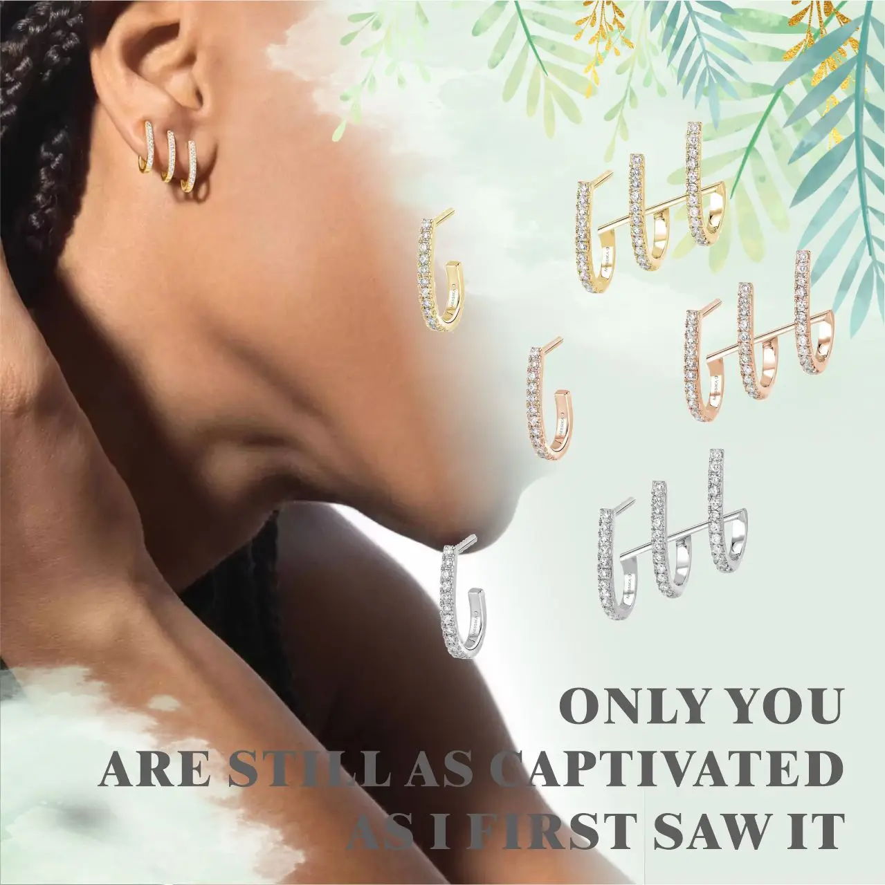 

Sterling Silver 925 Fishhook Semi-Perfect Diamond Stud Earrings messik GATSBY Collection Fashion Romantic Stud Earrings 2024 Cla