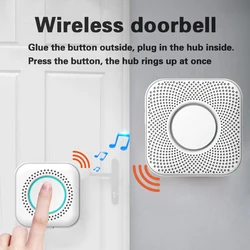 Wireless Doorbell Smart Home Wired Door Bell Welcome Home 36 Songs Welcome Chimes Front Door Calls Wireless Bell For House