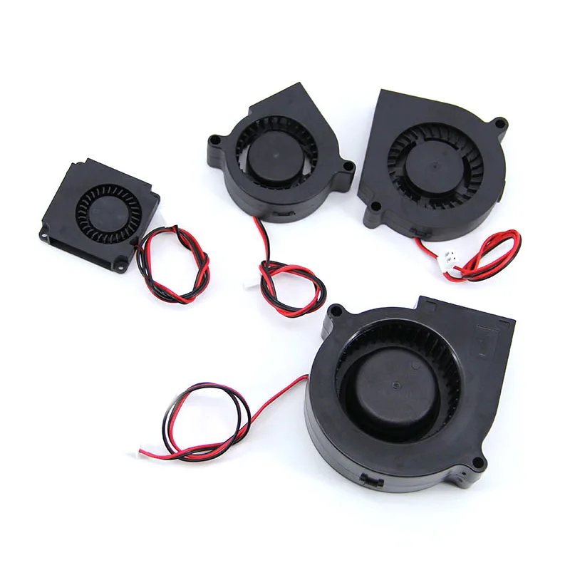 Cooling fan 4010 5015mm 5020 6015 7530 With 2Pin XPH2.54 Wire DC 5V 12V 24V Multiple options for 3D Printer Cooler fans