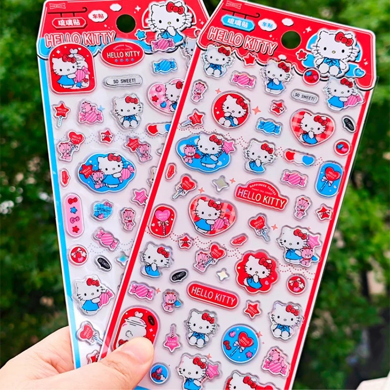 paquete-de-24-pegatinas-sanrio-kawaii-kitty-creativas-para-scrapbooking-decoracion-de-diarios-Albumes-y-etiquetas