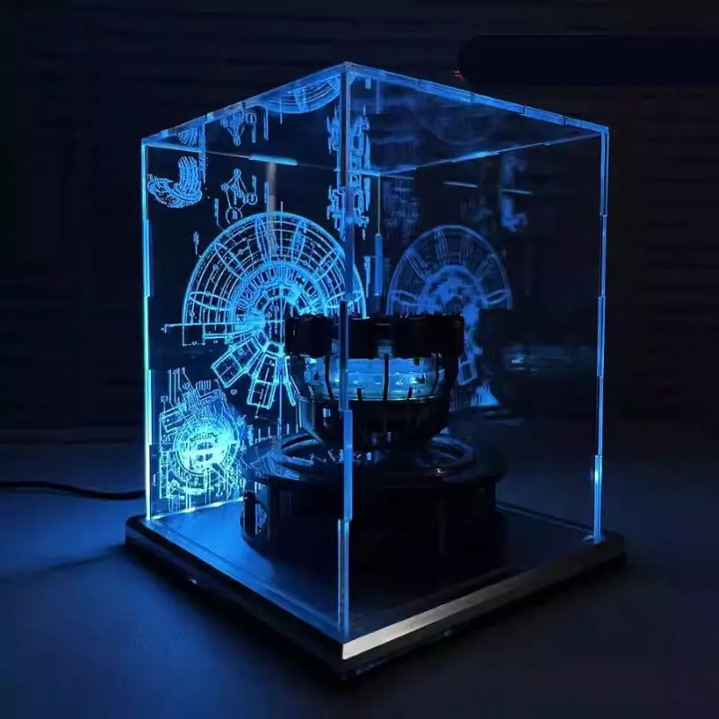 Magnetschwebereaktor mit schwarzer Technologie, handgefertigt, kreative Büro-Desktop-Computer-Schreibtischdekoration als Geburtstagsgeschenk