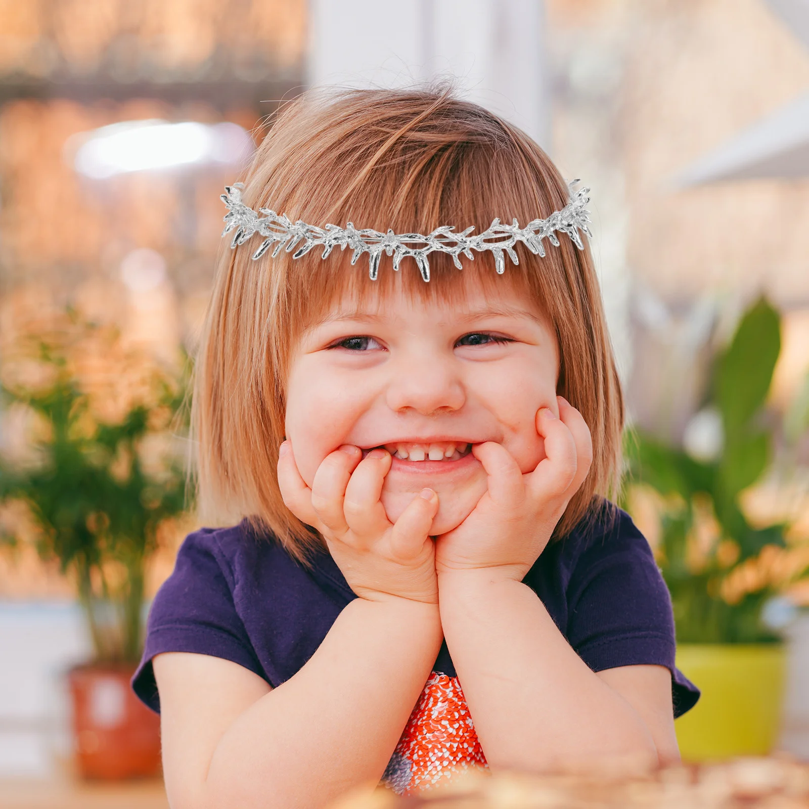 

Thorn Headband Crown Party Accessory Metal Durable Design for Prom Weddings Renaissance Fair Birthday Crown Goddess