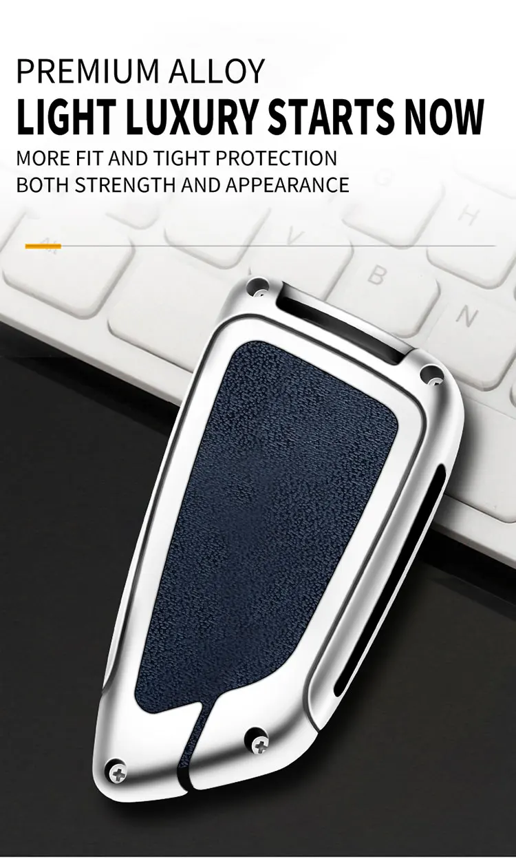 Zink-legierung Auto Schlüssel Fall Abdeckung für Bmw X1 X2 X3 X4 X5 X6 1 2 3 5 Serie 2016 2017 2018 2019 2020 Schlüssel Halter Shell Zubehör – Detail 6