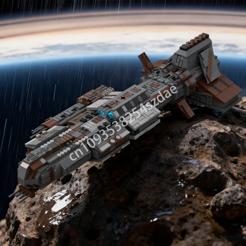 

1841pcs MOC Lantean Aurora Class Spaceed Model Building Blocks Architecture Assemble Idea Christmas Gift Education Toy Kids