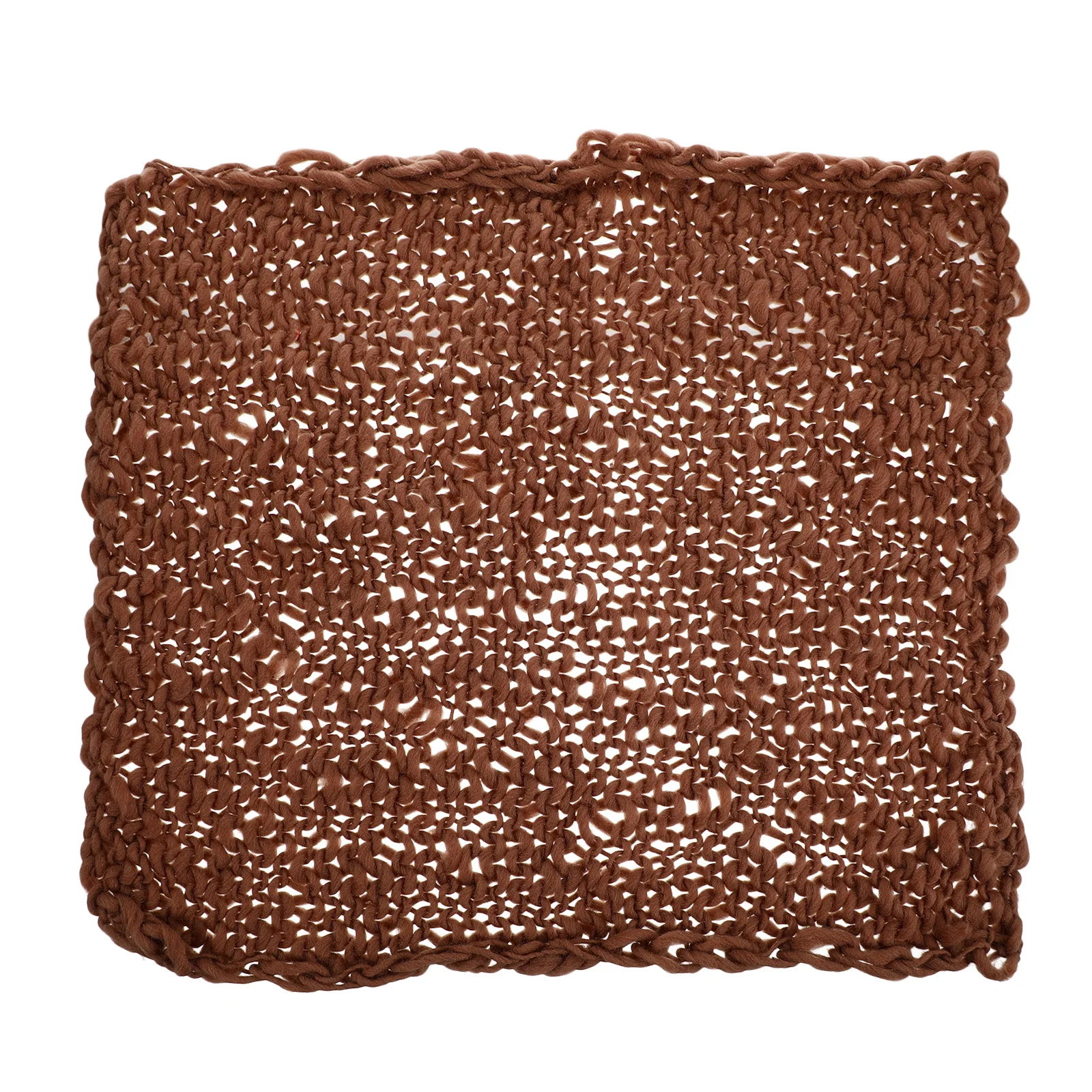 1 قطعة بطانية صوف محبوكة يدويًا لتصوير الأطفال حديثي الولادة خلفية صورة كبيرة صديقة للغسل للرضع شهريًا #6