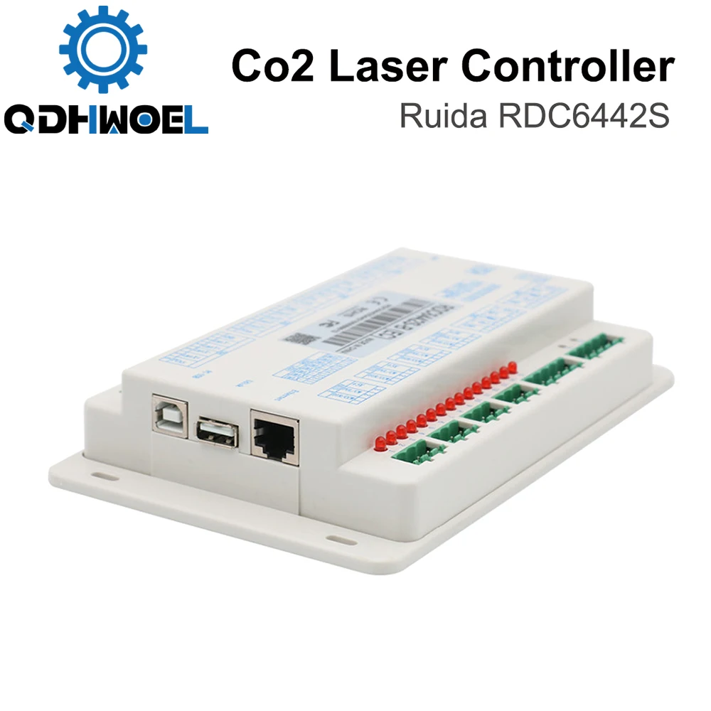 QDHWOEL Ruida RDC6442S RDC6442G Co2 Laser Controller for Laser Engraving and Cutting MachineRD Control System