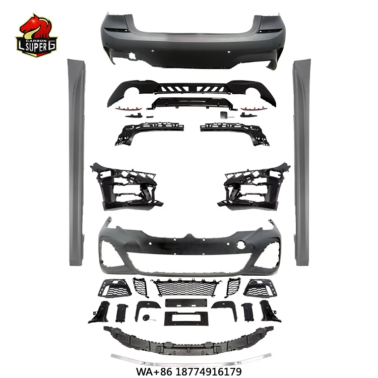 

MT Style Body Kit M Sport Kit for 3 Series G20 G28 2019-2022 PP Material Facelift Auto Accessories Car Parts Conversion Kit
