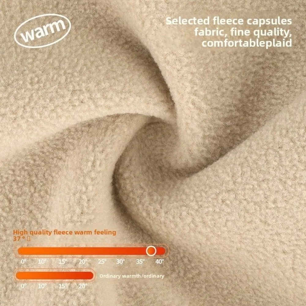 

Double Layer Balaclava Cycling Cap Neck Protection Cold-proof Warm Hat Mask Windproof Thermal Ski Windproof Cap Winter