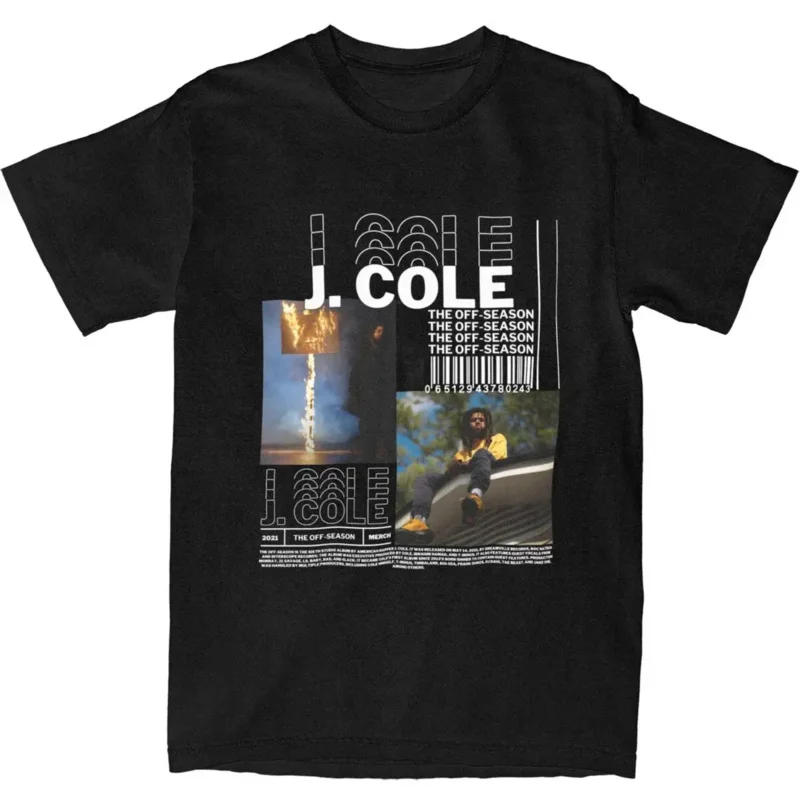 Awesome hiphop J Cole Rapper T shirt men women cotton retro 90s J. Cole bootleg tees shirt summer clothes