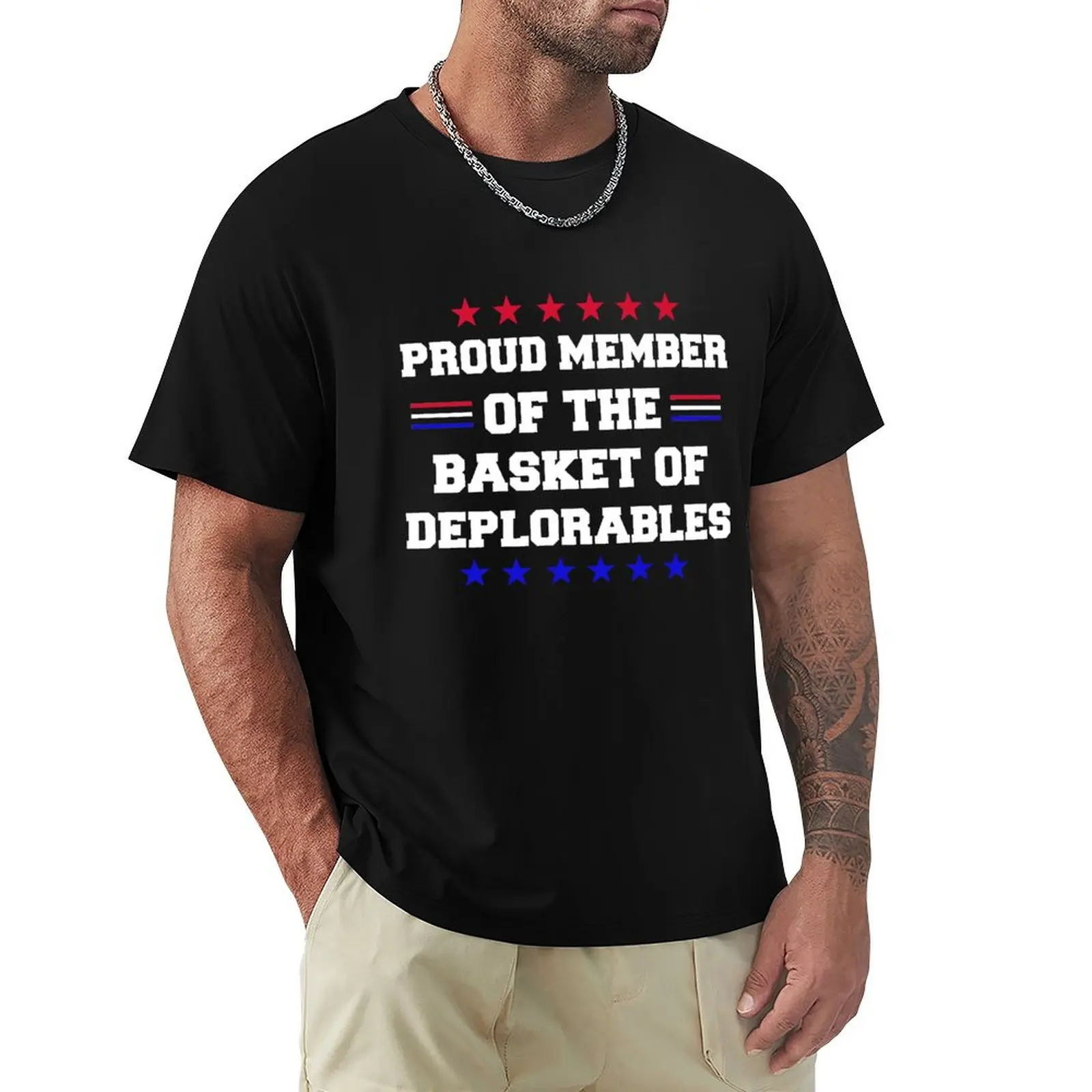 Proud Member Of The Basket of Deplorables T-Shirt anime t shirts for man T-Shirt