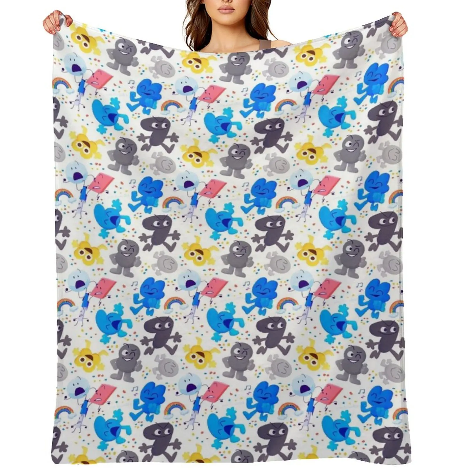 

Bfdi Pattern Throw Blanket Extra Large Throw Heavy Large Hairys Blankets