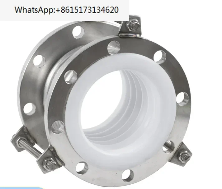 

Компенсатор из гофрированной нержавеющей стали 304, сильфон DN50/100/200, металлический фланец, компенсатор рулевой тяги