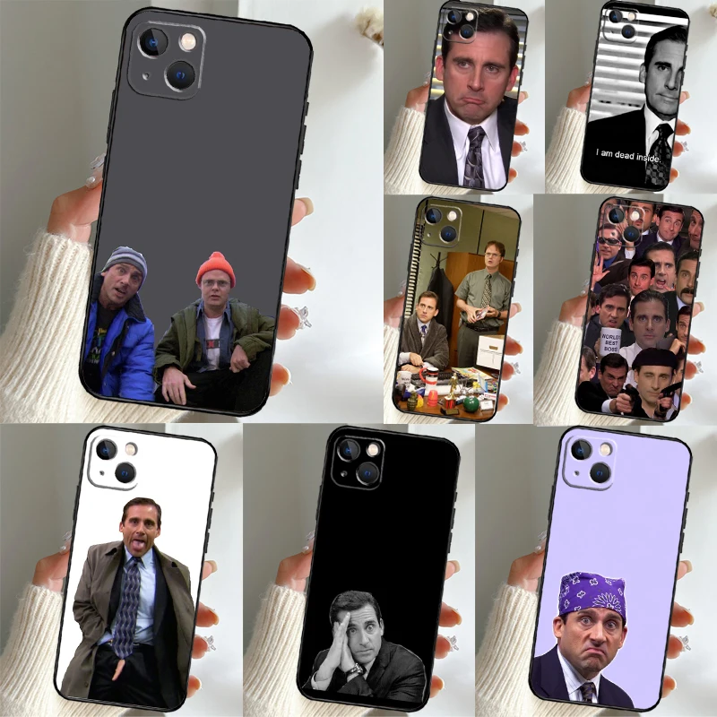 The Office Michael Scott Phone Case For iPhone 14 13 12 11 15 Pro Max Cover For iPhone 12 13 Mini X XR XS 7 8 Plus SE