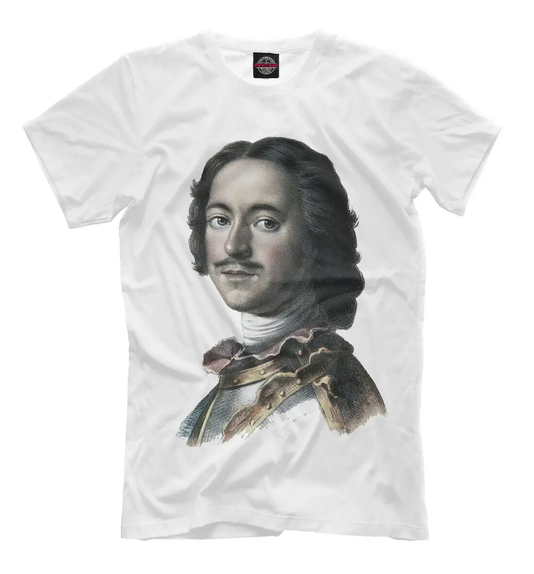 Russian Empire Peter The Great T-Shirt 100% Cotton O-Neck Summer Short Sleeve Casual Mens T-shirt Size S-3XL