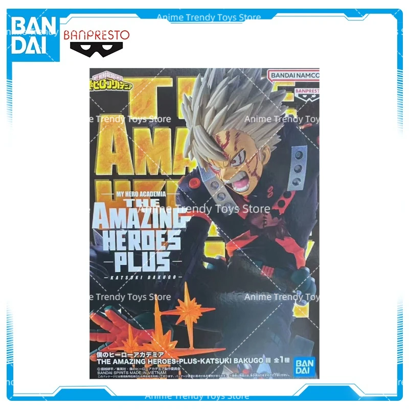 

Bandai Banpresto My Hero Academia Bakugou Katsuki Anime Pvc 17Cm Figure Model Collector Toy In Stock Christmas gift WY
