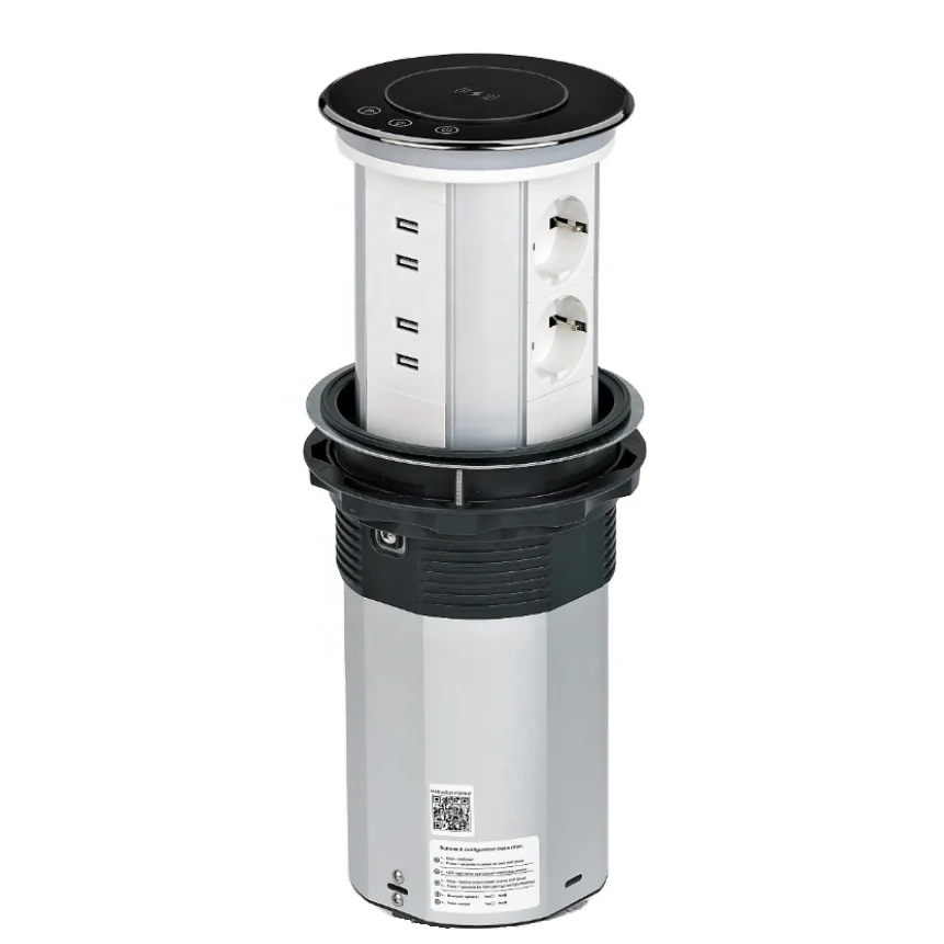 

UNIVERSAL Protector intelligent desktop electric socket, automatic electric lift, kitchen pop-up table socket