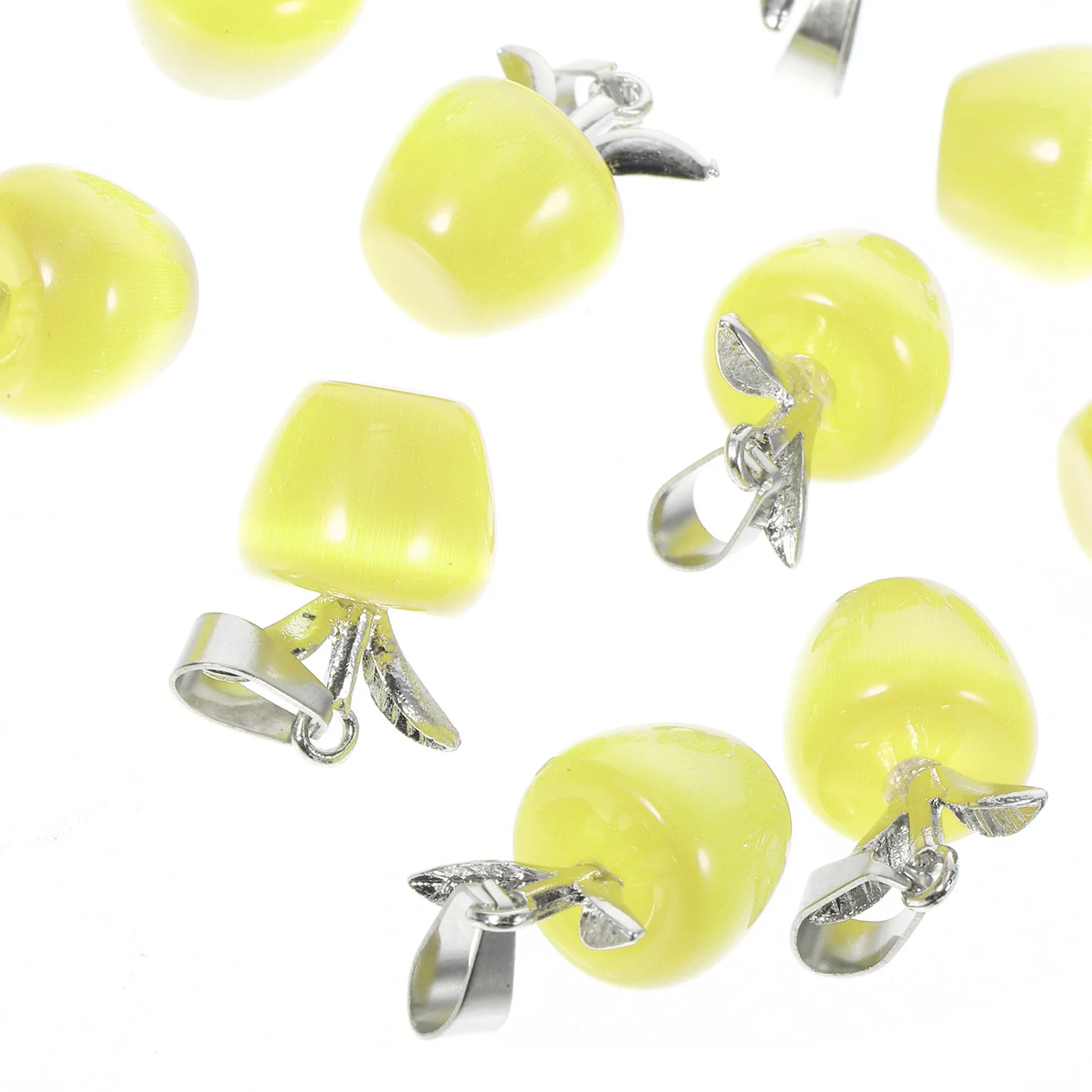 

10pcs Cat'S Stone Pendants For Jewelry Making Diy Craft Supplies Necklace Keychain Charm Earring Charms For Jewelry Making