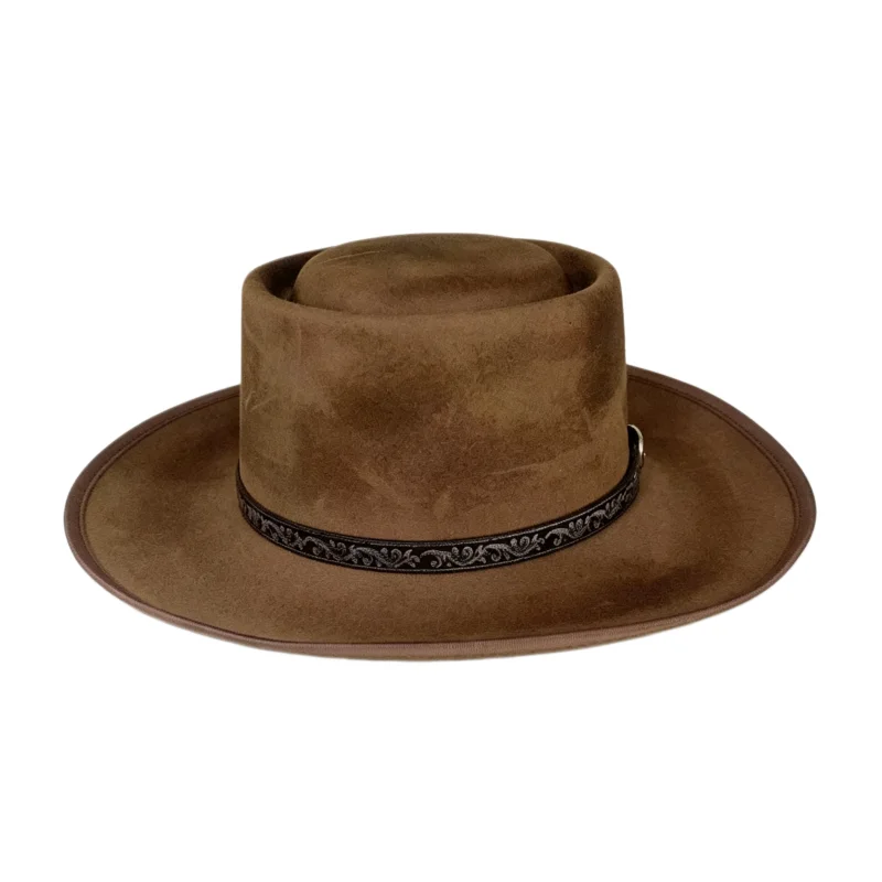 Woolen Cowboy Hat Bowknot Men's Jazz Top Hat Hot Sale In Europe And America Autumn And Winter Hat