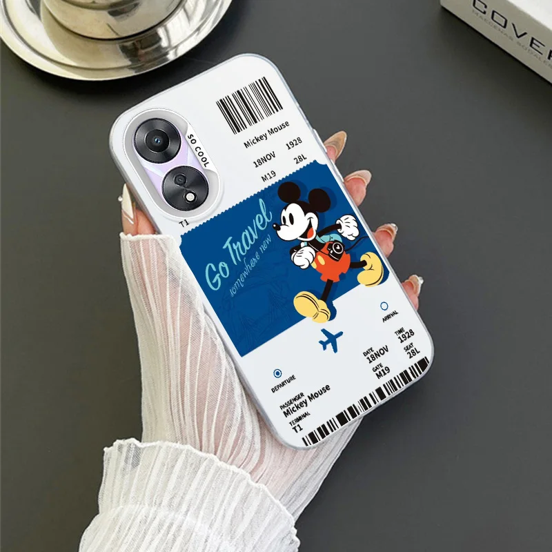 Disney Cute Mickey and Minnie For OPPO Realme 5 8 10 11 i Pro C 2 15 20 21 31 33 35 53 55 9i Colorful Phone Case Funda Cover