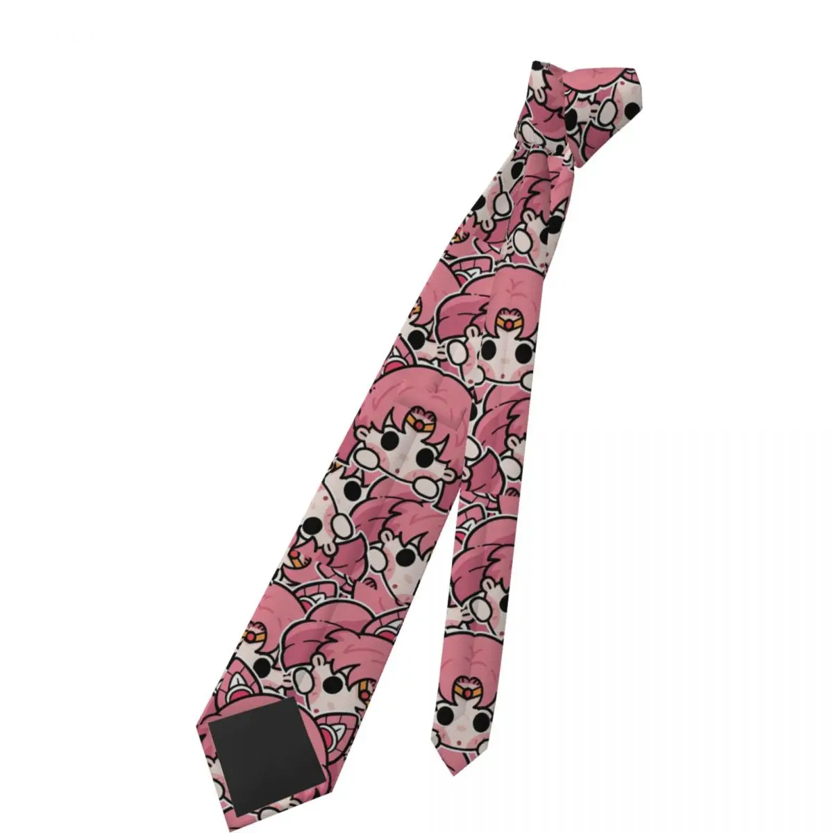 Personalized S-Sailors M-Moons Cartroon Tie Men Fashion Anime Silk Business Neckties