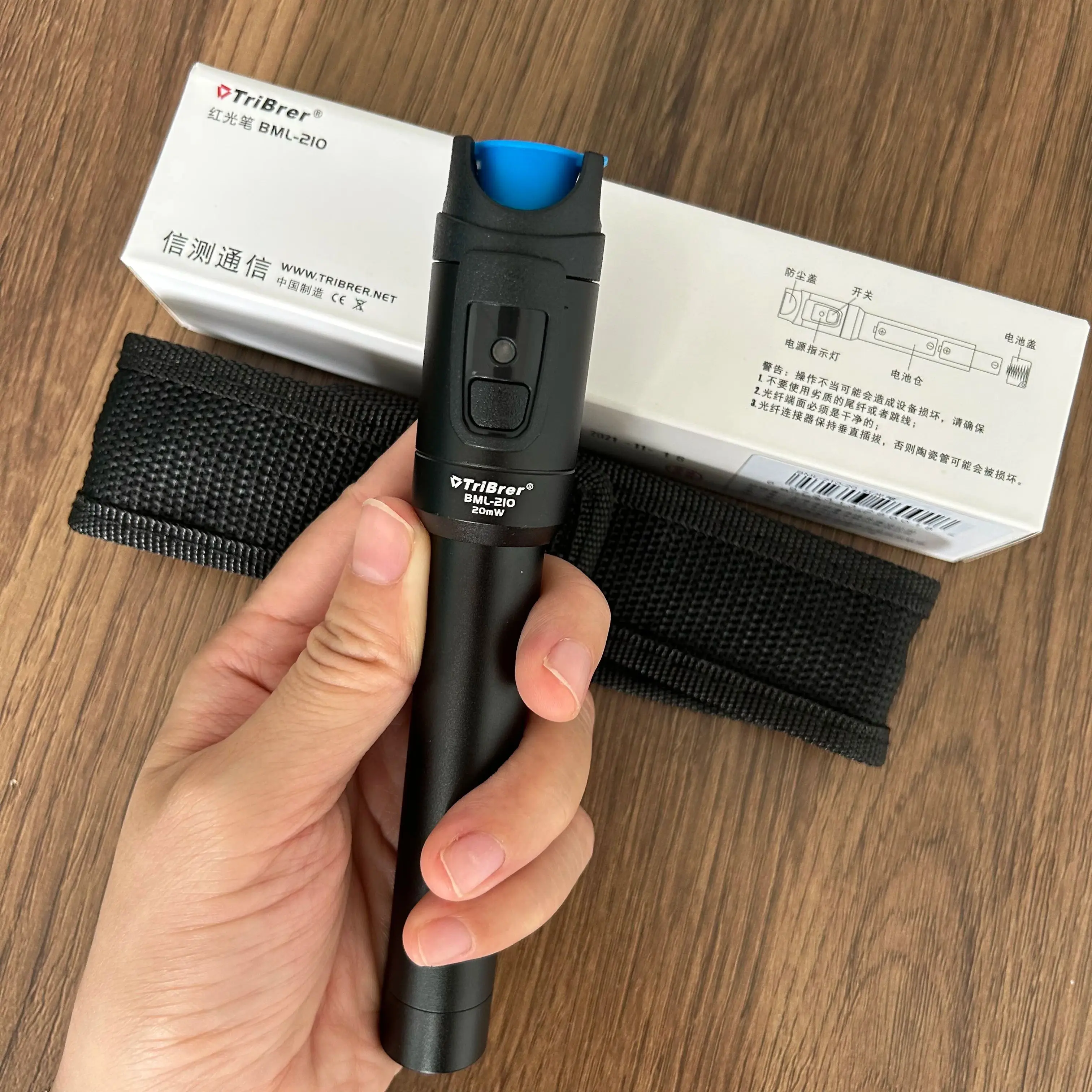 

TriBrer BML210 20mw VFL Fiber Optic Visual Fault Detector Pen 20KM Optical Fiber Test Pen Light Pen Locator