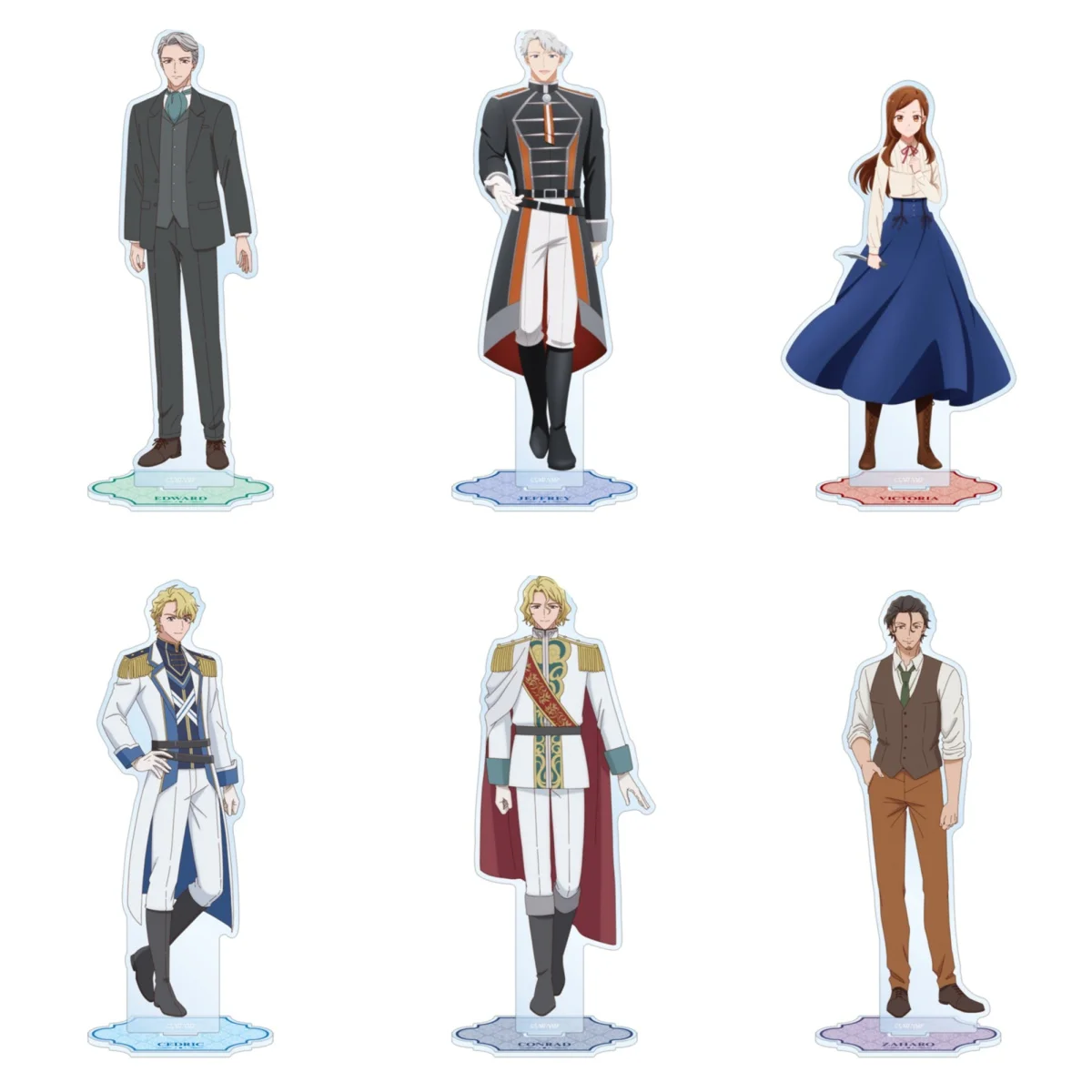 15CM Anime Victoria of Many Faces  Acrylic Stand Keychains  Figure Cosplay Plate Holder Topper Birthday Fans Gift