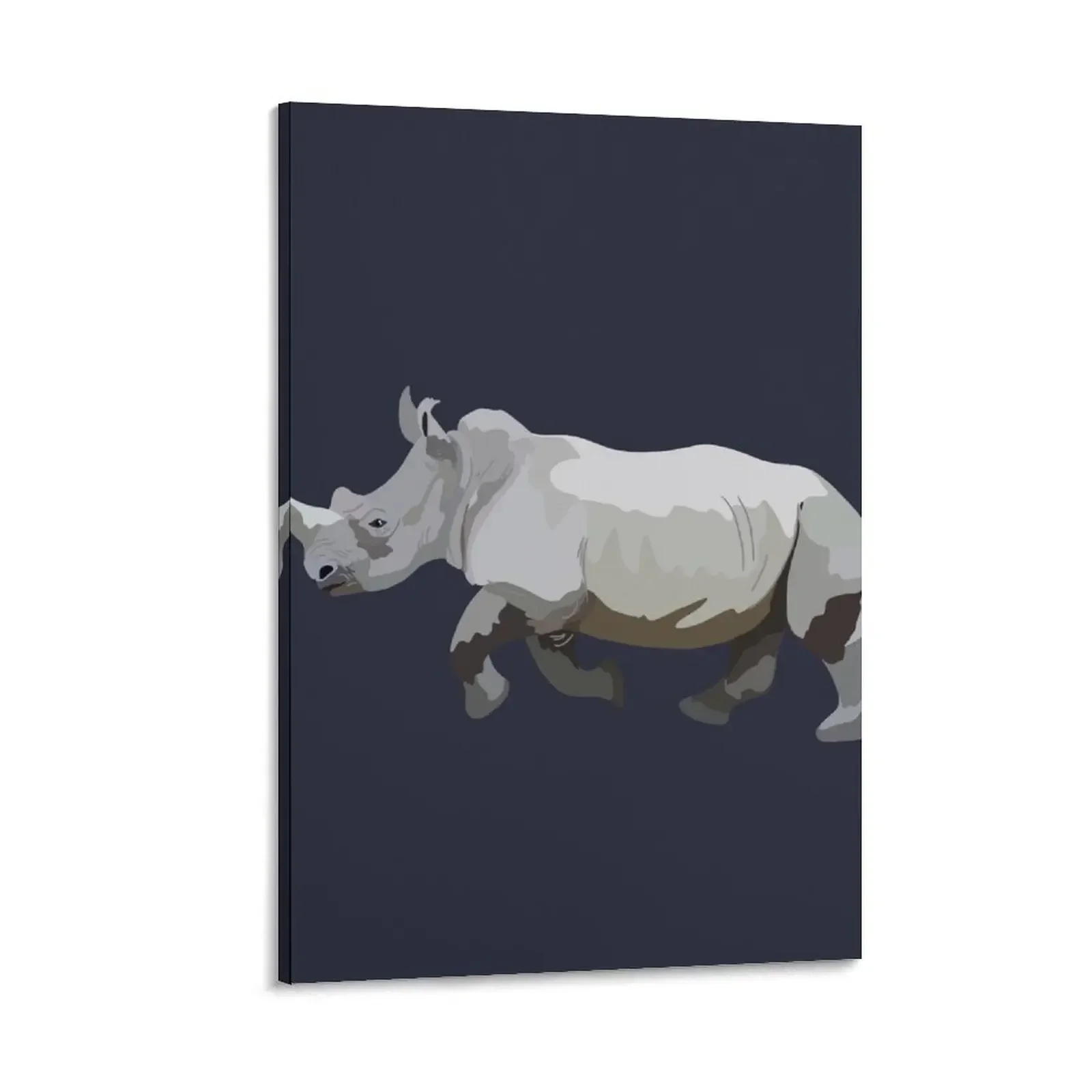 

R is for Rhino Canvas Painting office decoration ornaments for home room decoration anime poster