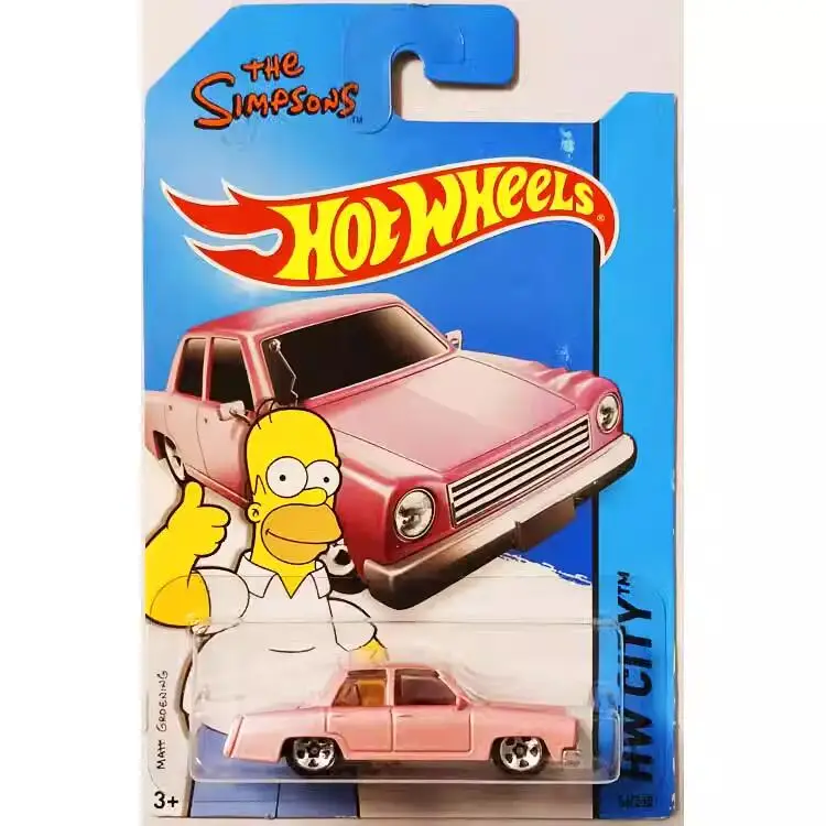 Hot Wheels 1:64 THE SIMPSONS family car the homer Collection of die-cast alloy model ornaments