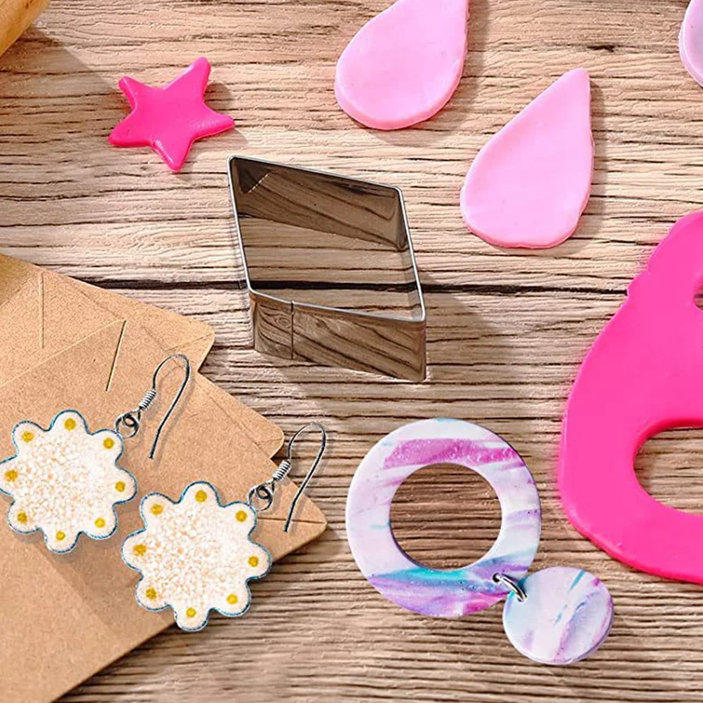 

Earring Making Mold Molds Clay Wire Shears Polymer Tool Jewelry Kit for Earrings
