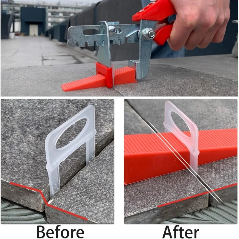 Tile Leveler Auxiliary Cross Card Floor Tiling Tile Leveler Leaving Seam Card Base 0.35mm0.5mm Leveler Base Construction Tools