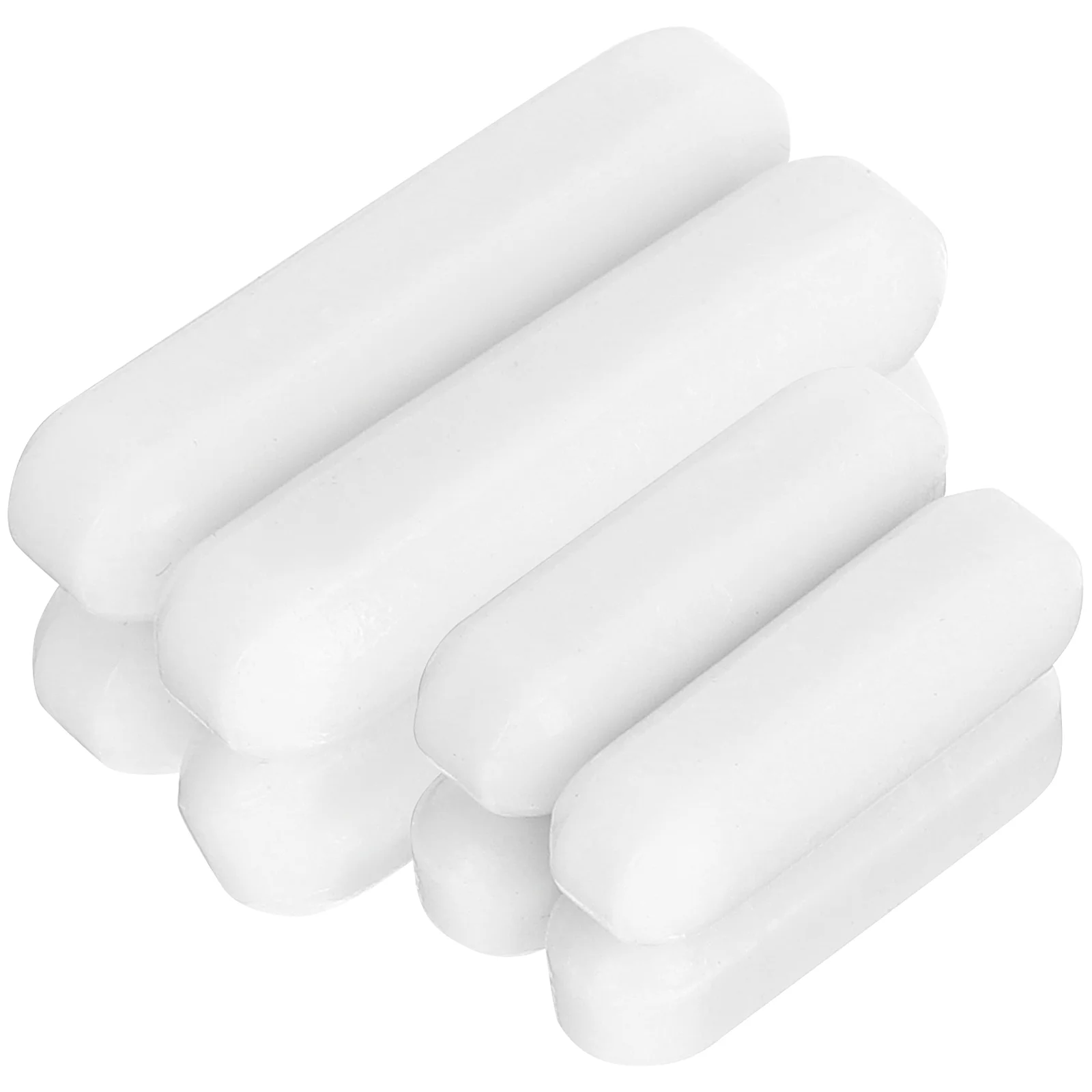 Cilindro de barra agitadora magnética, varilla agitadora blanca para placa, herramientas de laboratorio, sin adhesión, resistencia a altas temperaturas, PTFE, 8 Uds.