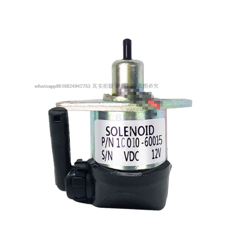 For KUBOTA 1C010-60015 engine stall switch solenoid valve flameout motor excavator accessories