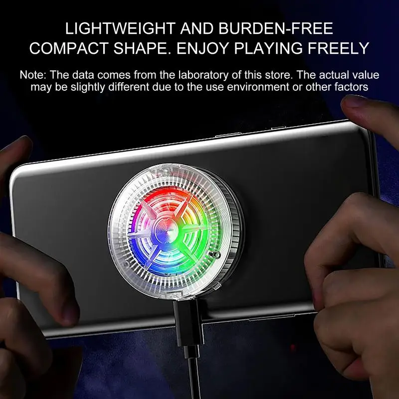 

Магнит-кулер для телефона, небольшой кулер для мобильного телефона, RGB-вентилятор для мобильного телефона, тихий полупроводниковый охлаждающий прибор для подростков, взрослых, игровых любовников