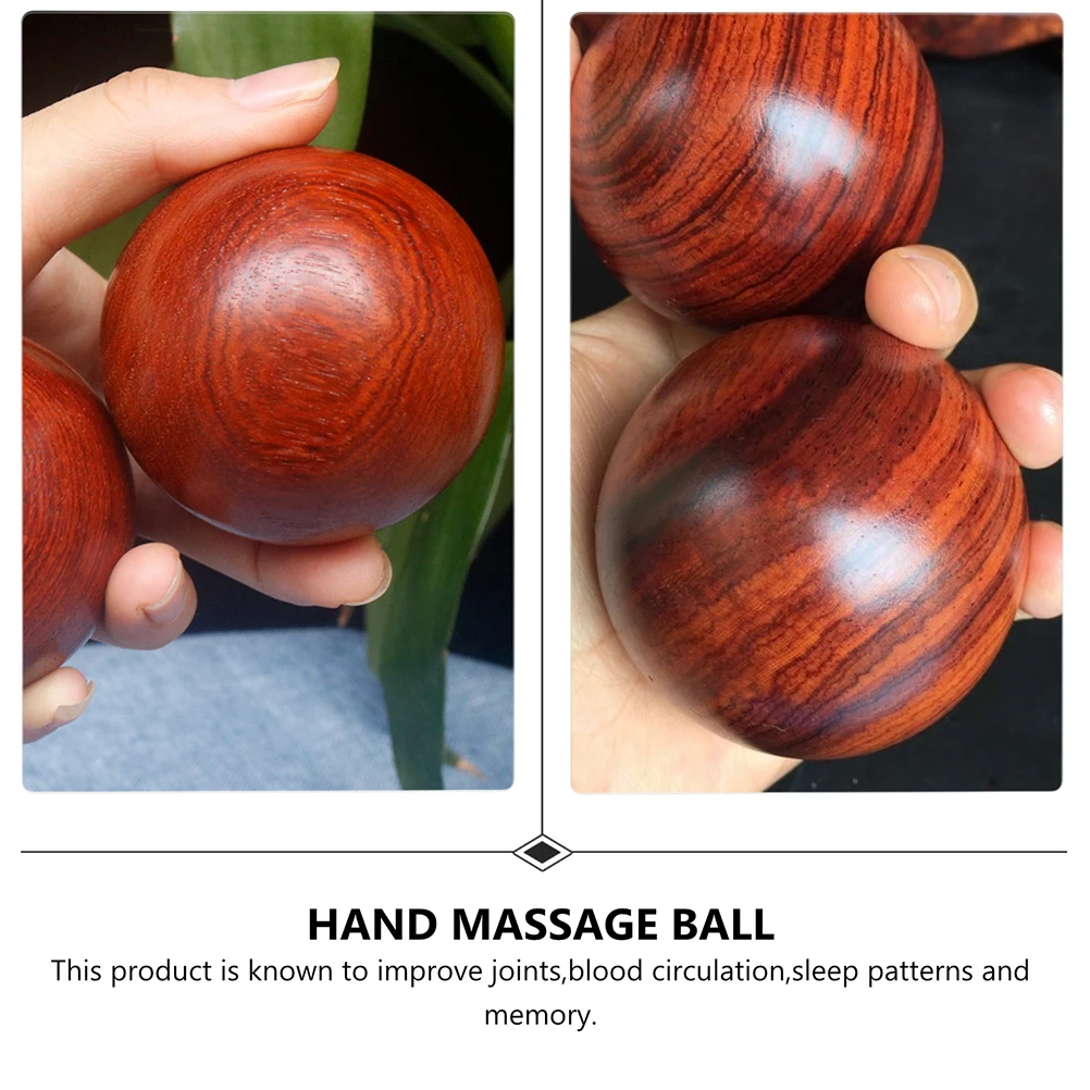 

2pcs Massage Ball for Blood Circulation Hand Therapy Joint Care Stress Relief Acupoint Stimulator Portable Fitness for Seniors