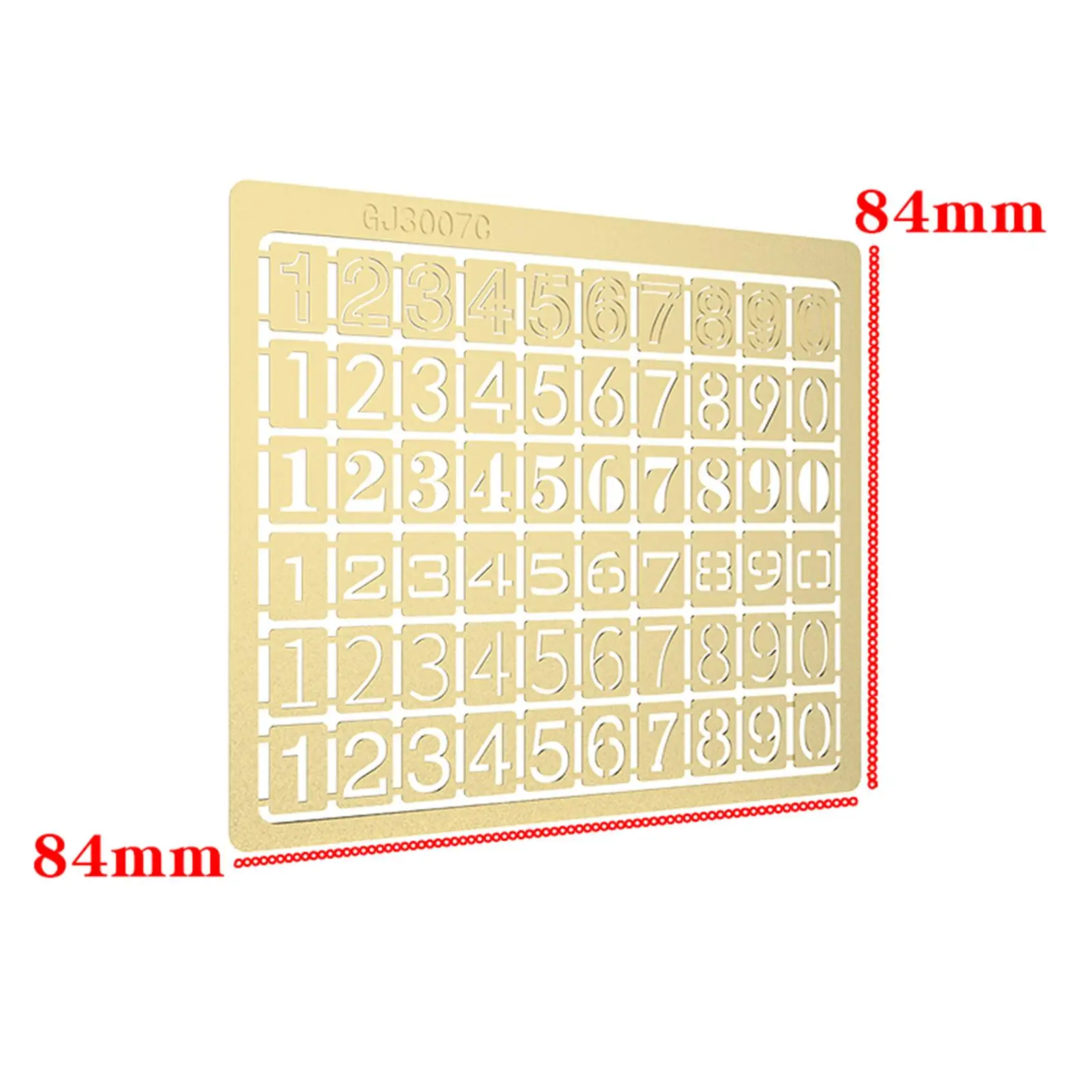 Farbschablonen, digital, 3,31 Zoll x 3,31 Zoll, DIY-Schablonen für Leinwand, Stoff, Fliesen