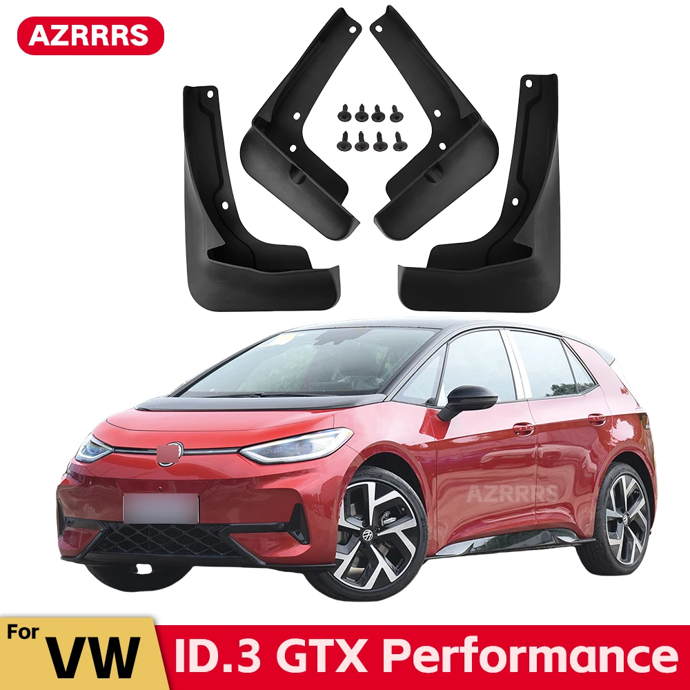 

MudFlaps For ID3 ID.3 GTX Performance 2025 2026 Mudguards Mud Flaps Splash Guards Front Rear Wheels Fender Car Accessories 4Pcs