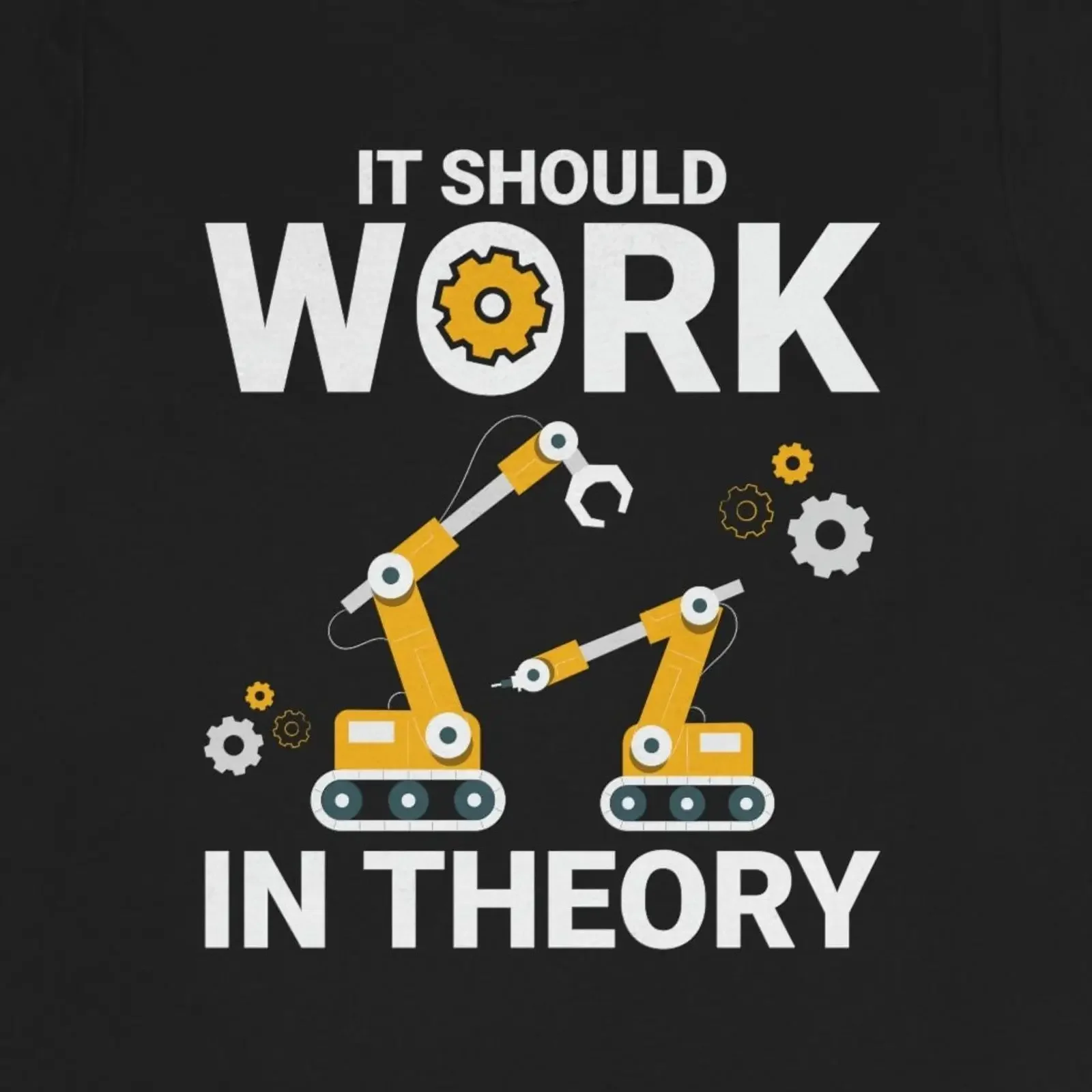 Robotics T Shirt Engineering Humor Technology Builder Innovation STEM Learning Automation vintage Washed Casual Slightly homme