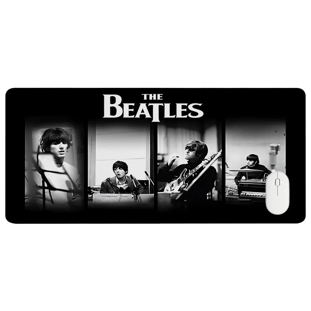 New B-Beatles Computer Table Pc Setup Accessories Desk Mat Gaming Mouse Gamer Extended Pad Mousepad Office Keyboard Offices Mats