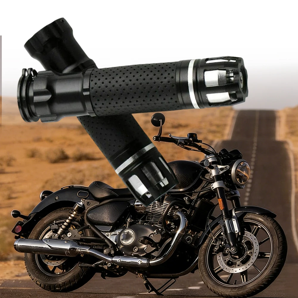 

Мягкая ручка для руля мотоцикла, подходит для полого руля 22 мм (7/8 дюймов), руль акселератора мотоцикла