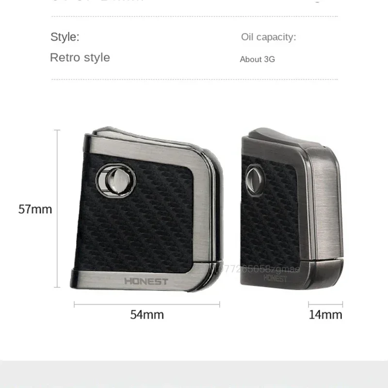New HONEST Kerosene Lighter Male Windproof Creative Personality, High-end Vintage Lighter, Kerosene As A Gift To Boyfriend