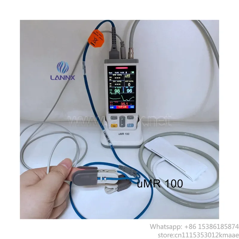 Vequyn Veterinary Multi-Parameter Monitor: Handheld , blood Pressure, Pet Hospital & Clinic Use