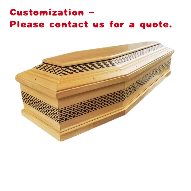 

custom.European Style Customizable Solid Wood Coffin Burial Shandong Sdd