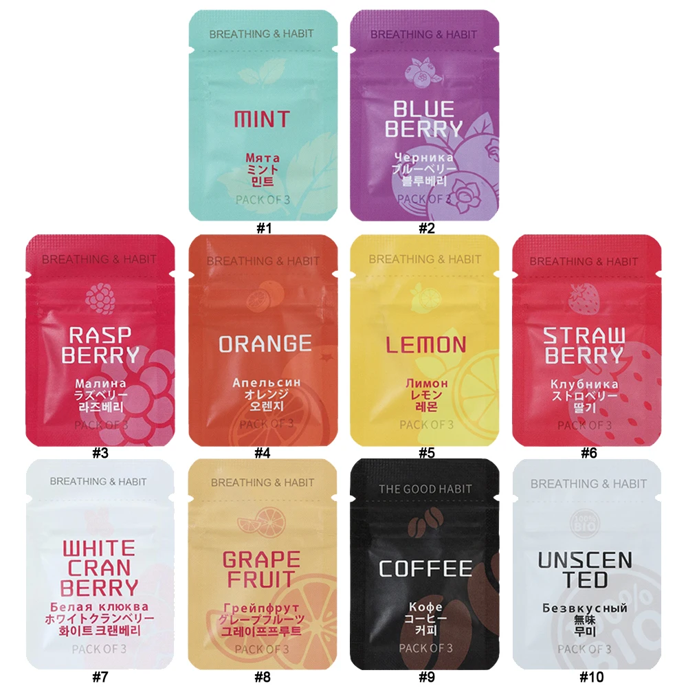 نكهات الفاكهة تصفية للتغيير التنفس المقاومة تصفية متعددة الأغراض إقلاع التدخين تصفية تخفيف القلق الملحقات #4