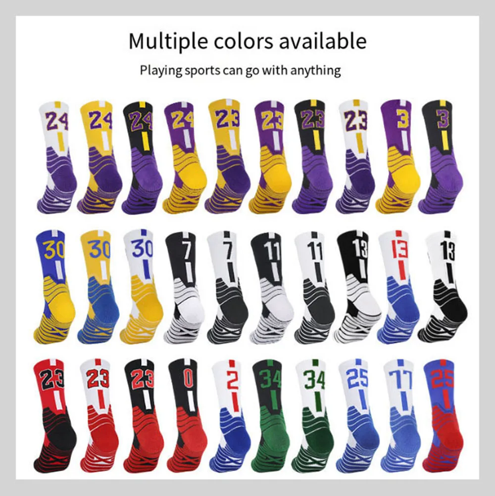 Professional Super Star Sports Basketball Socks HOT SELL Towel Bottom Socks Stocking Elite Thick Sports Running Cycling Socks