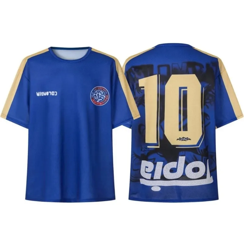 تي شيرت مطبوع ثلاثي الأبعاد من Cactus Jack AstroWorld Tour Utopia - ملابس شارع فضفاضة للجنسين (الرجال والنساء في سن المراهقة #2