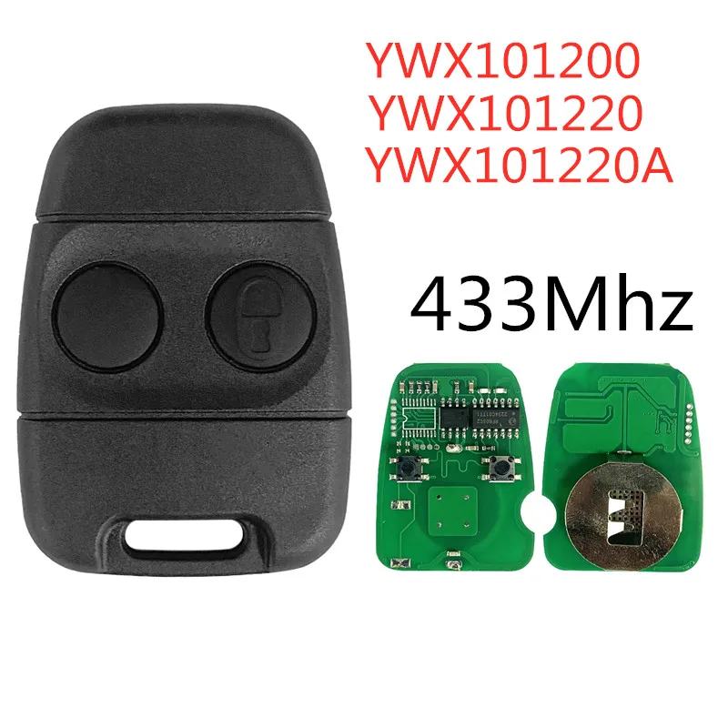 

2 Button Key For Land Rover Defender Freelander MG TF ZR ZS Remote 433 Mhz KHH 3TXB YWX101200 YWX101220