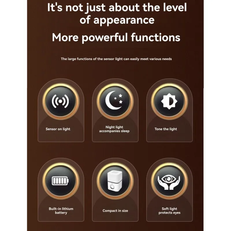 【RECOMENDAR】Lâmpada de detecção infravermelha interna multicolorida com sensor de movimento LED incluindo lanterna de emergência e funcionalidade SOS