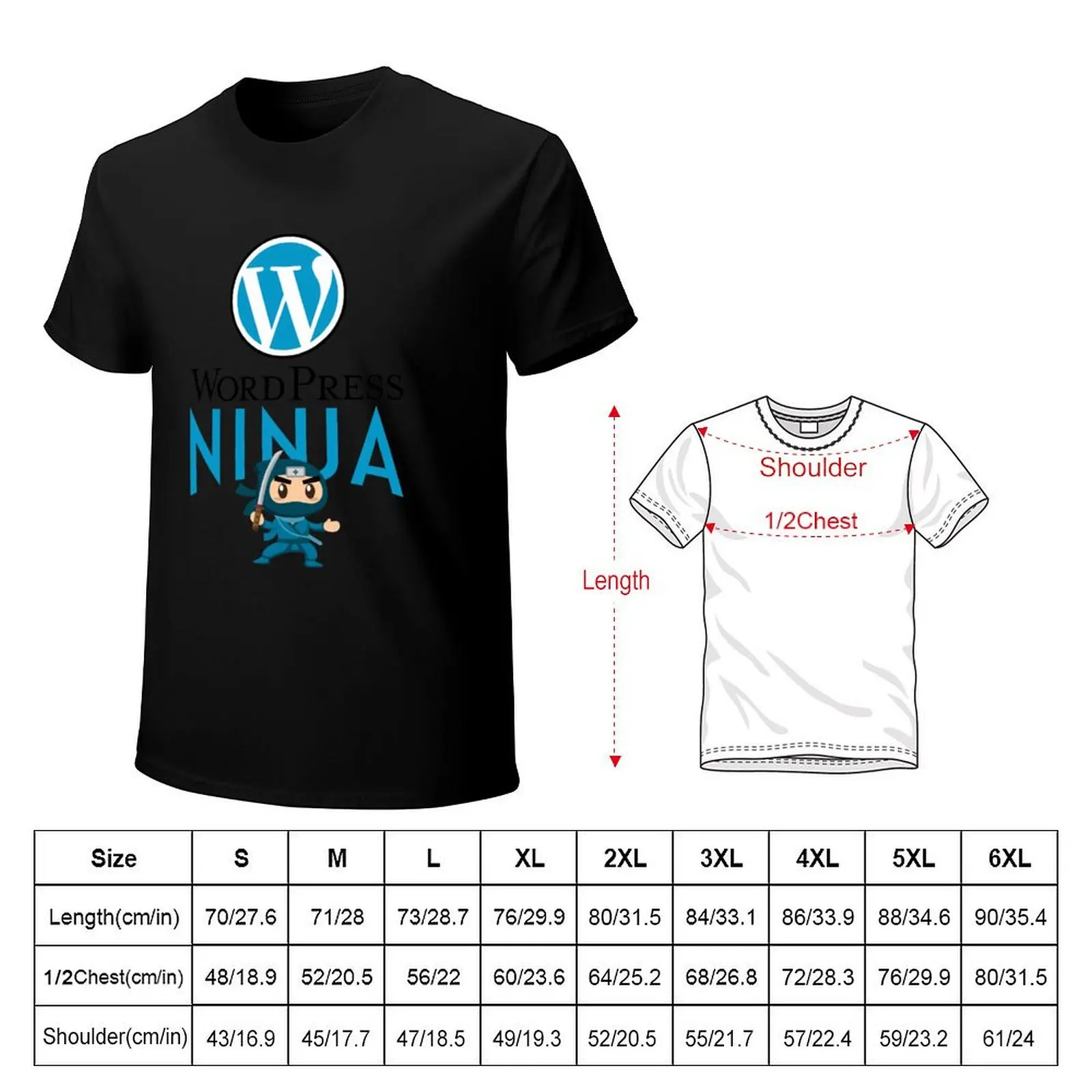 -Ninja t-shirt para homens, roupa estética, moda coreana, essencial, cor preta